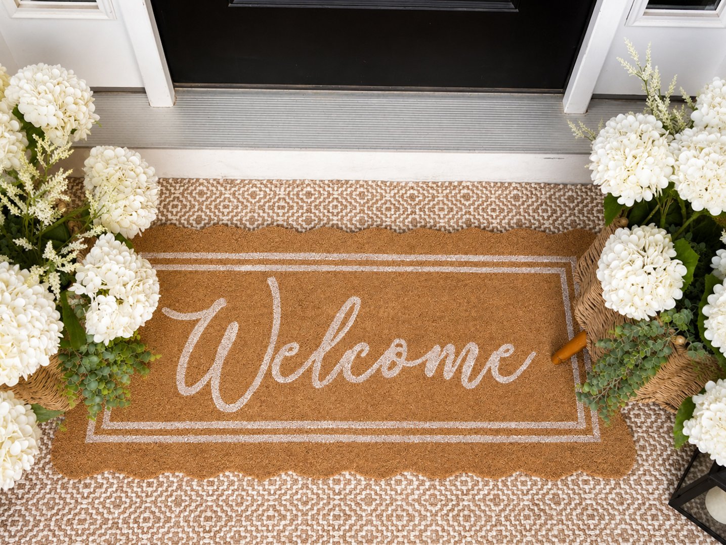 Styled outdoor entry by Curated Entry Co.