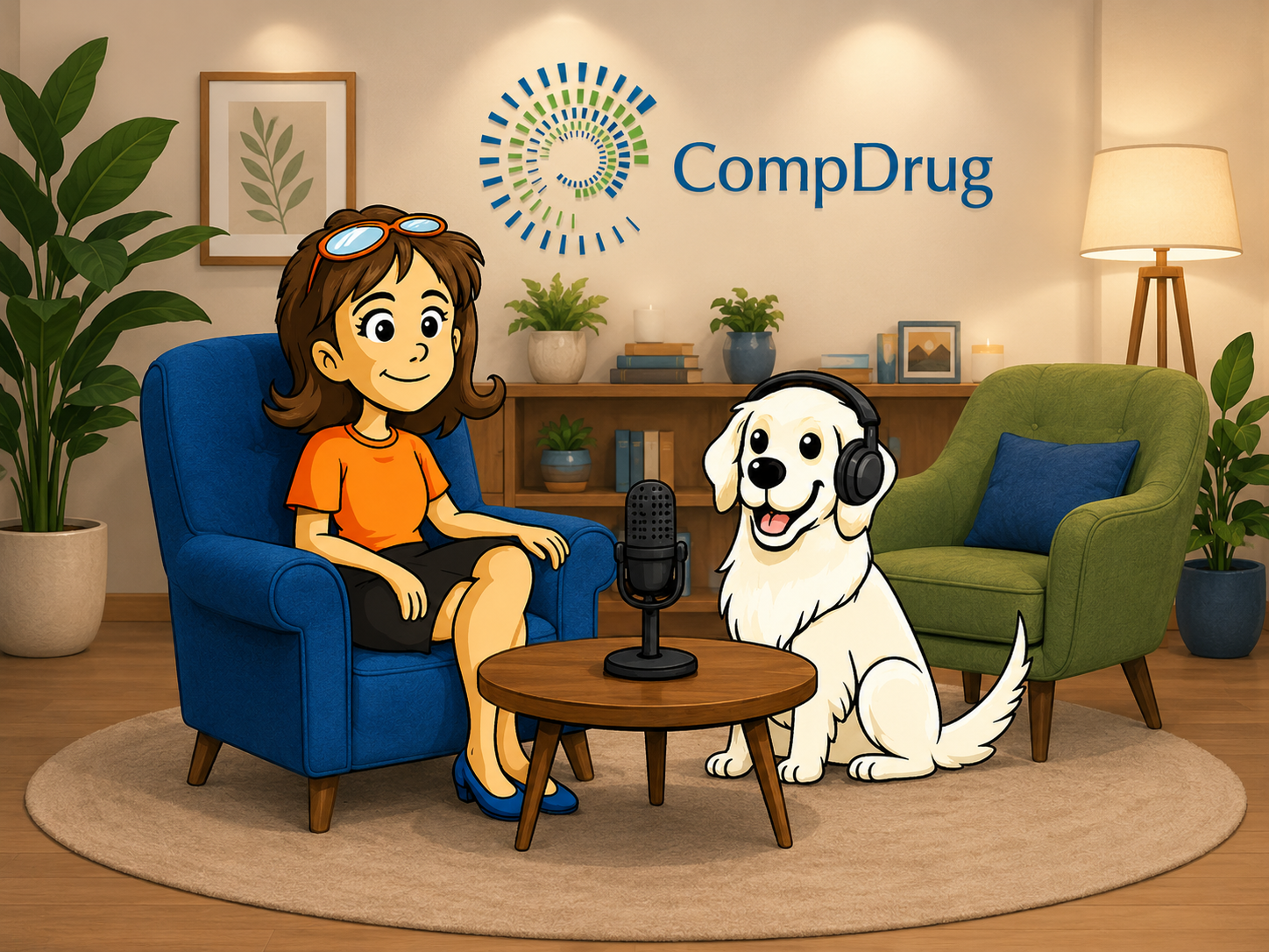 Doc and Walter recording the Shedding the Stigma podcast