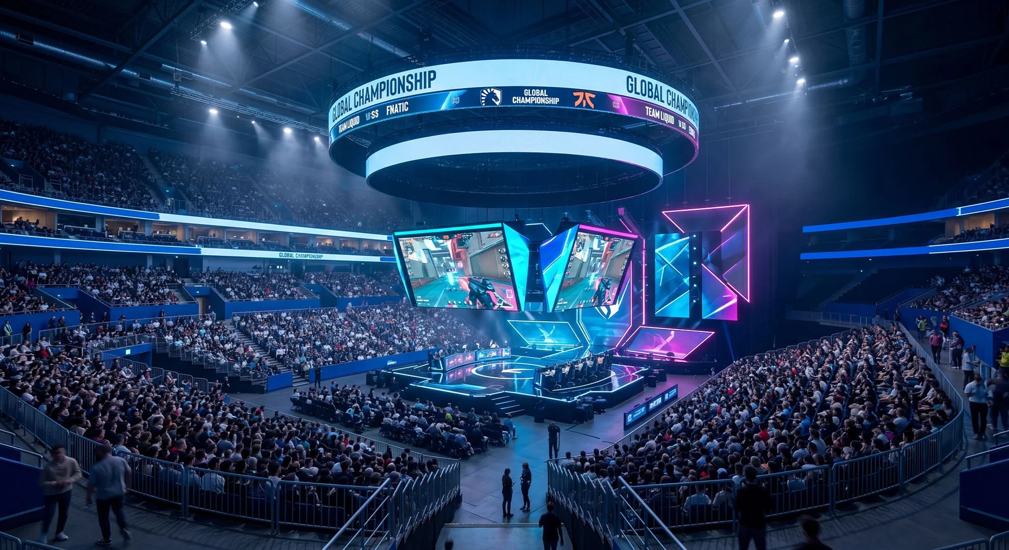Esports production and live event environment