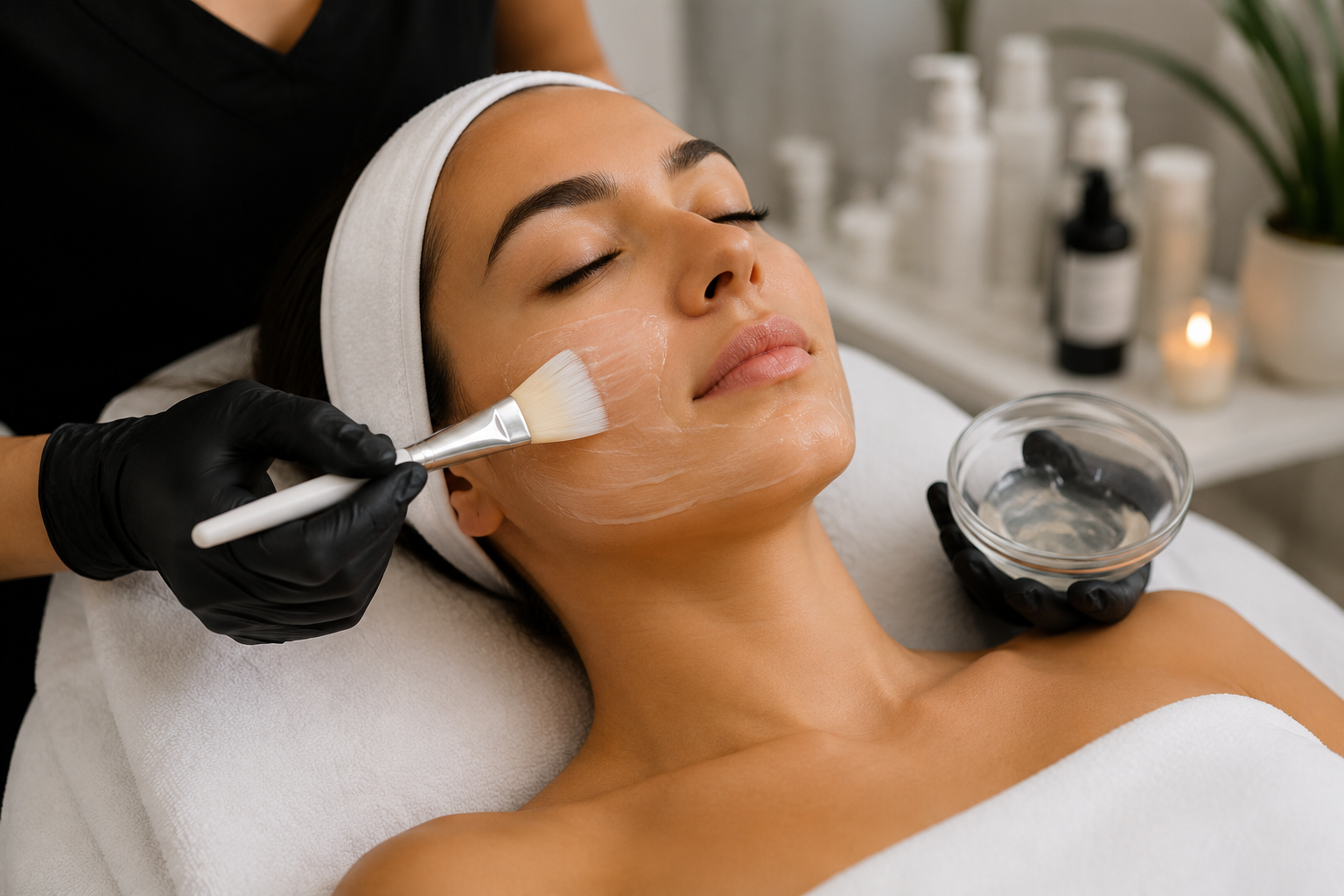Customized facial treatment at Dr. B MedSpa in Bend, Oregon