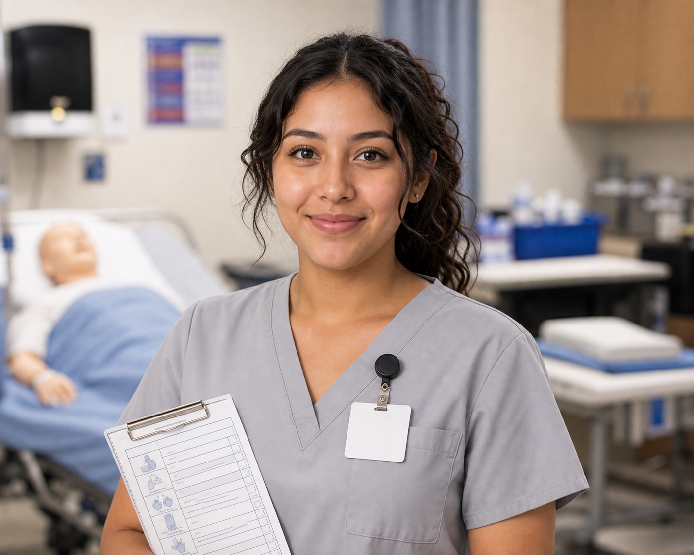 Maya Torres, nursing assistant student