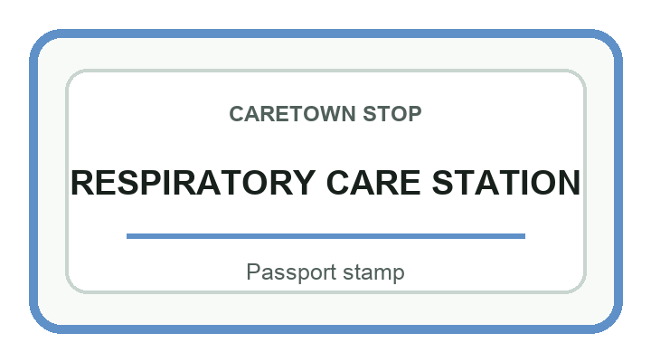 Respiratory Care Station stamp