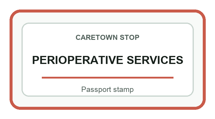 Perioperative Services passport stamp