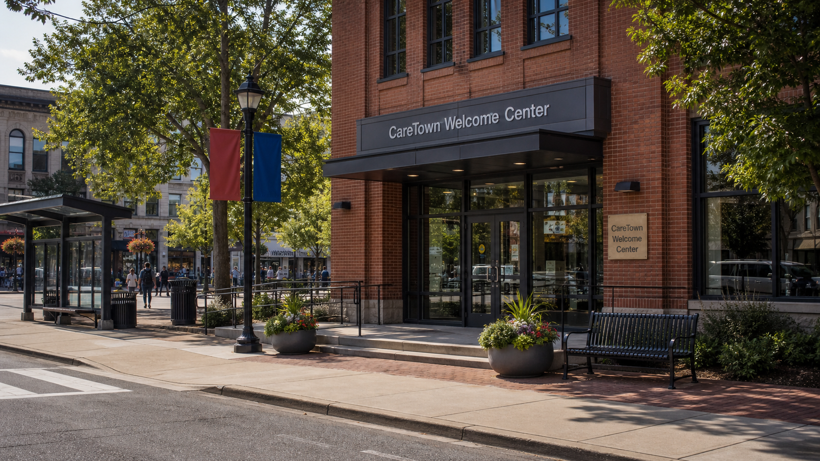 CareTown Welcome Center illustration