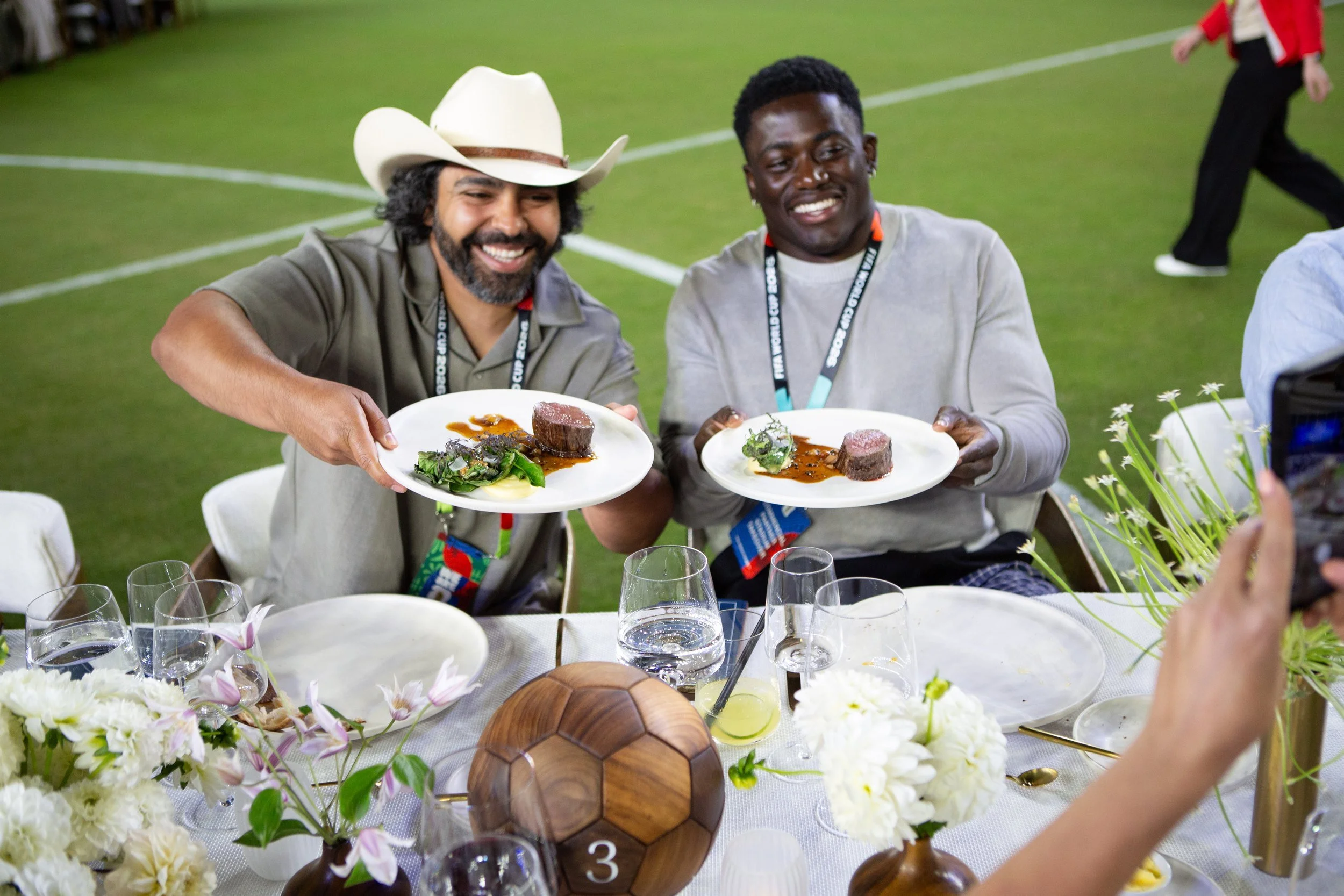 Dinner on the Pitch, Locker room activation