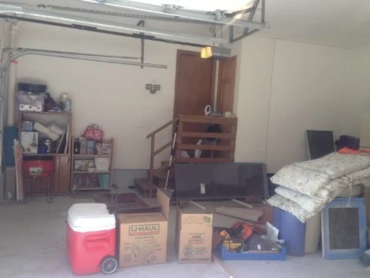 Before: garage