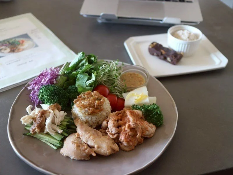 甘酒を使ったワンプレートランチ