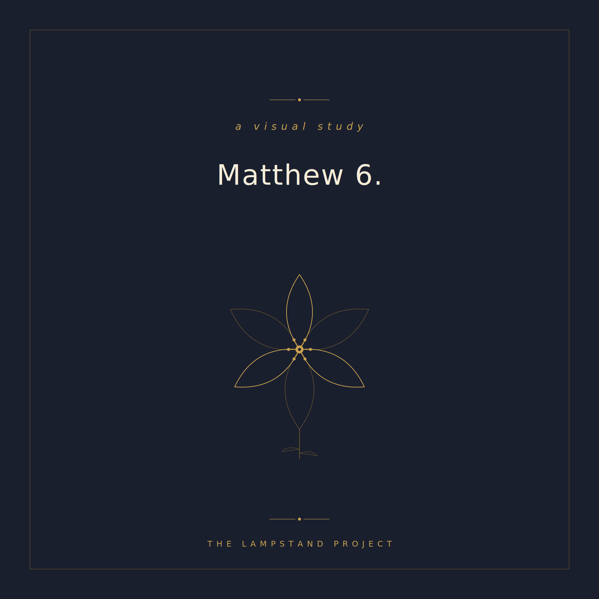 Matthew 6, a visual study from The Lampstand Project