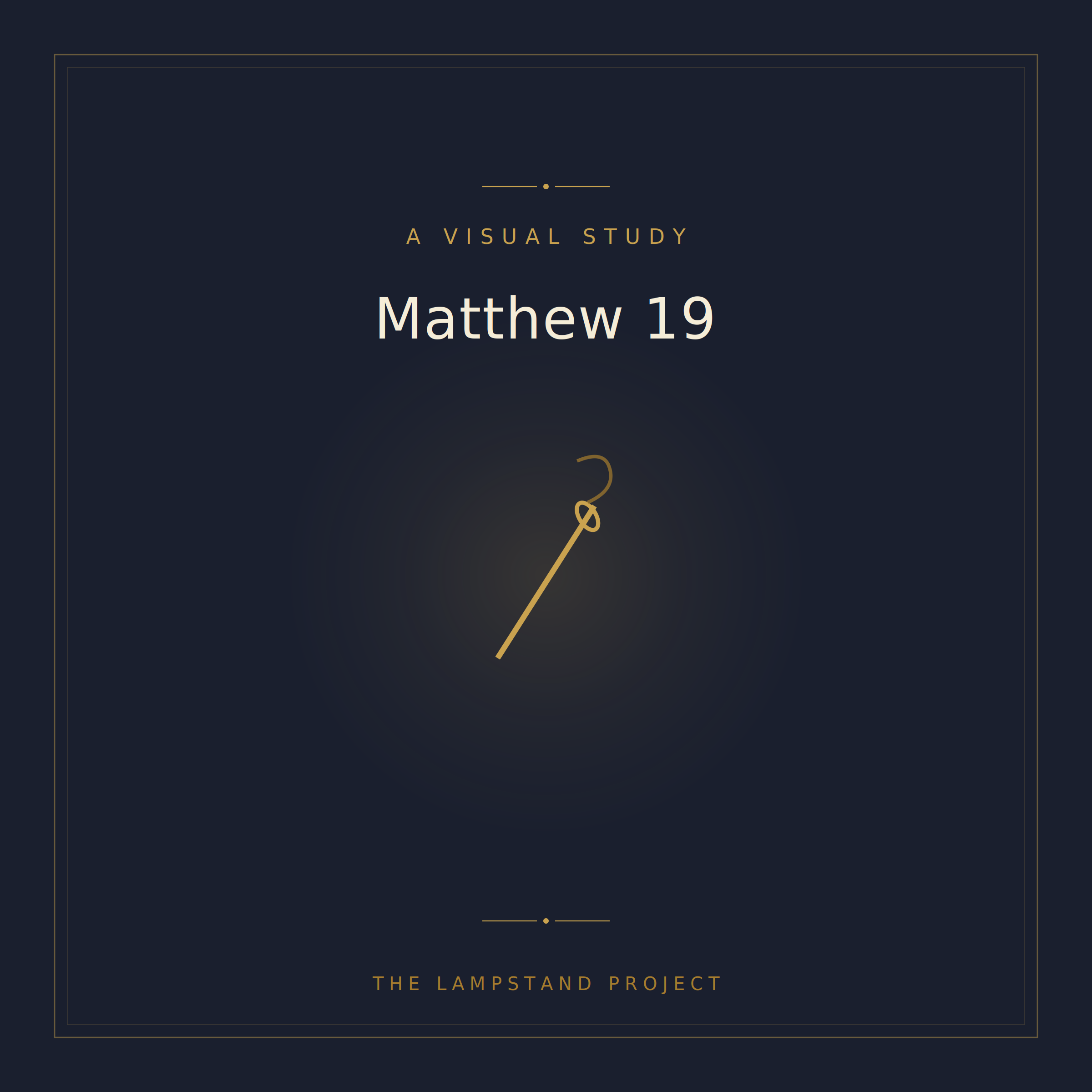 Matthew 19, a visual study from The Lampstand Project