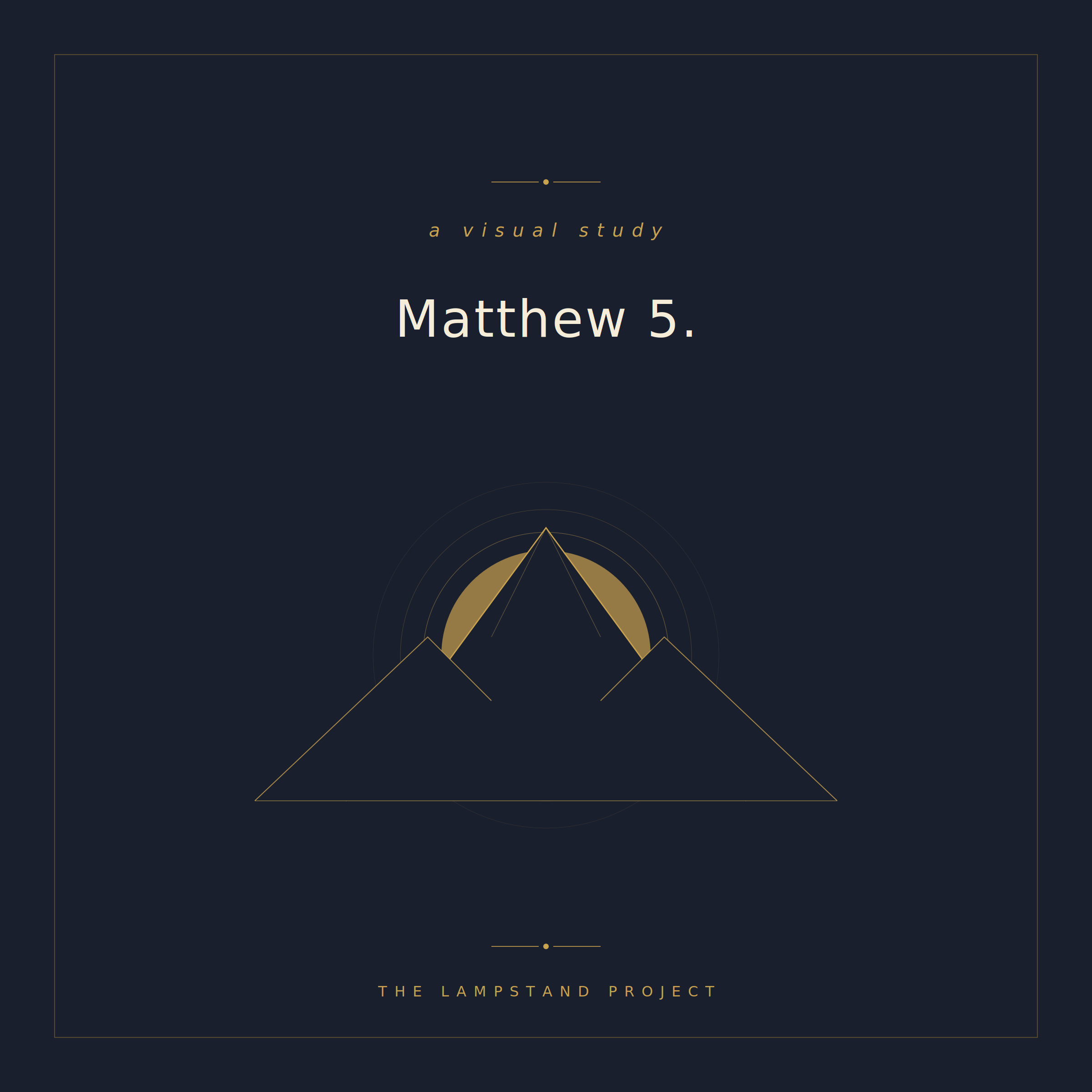 Matthew 5, a visual study from The Lampstand Project