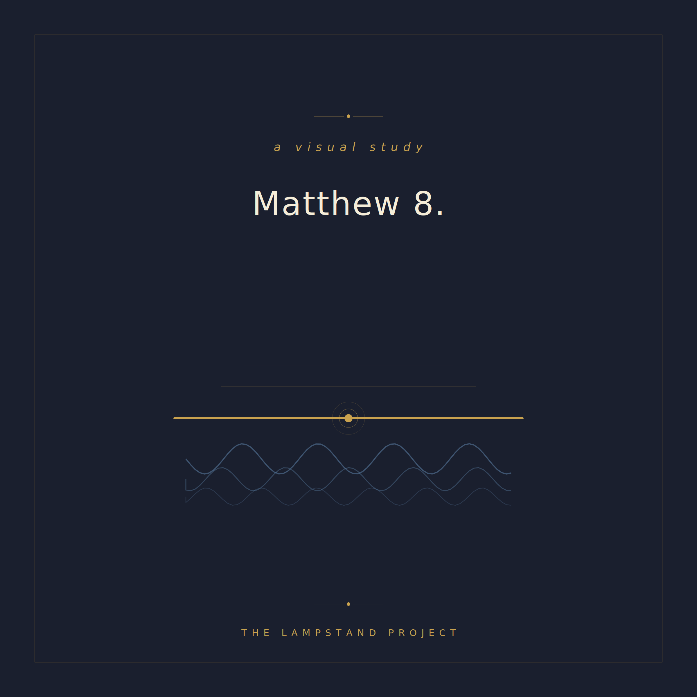 Matthew 8, a visual study from The Lampstand Project