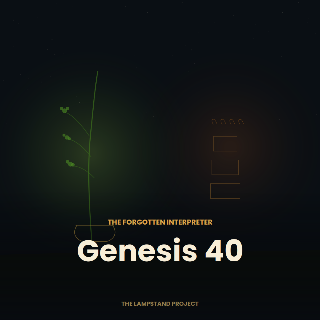 Genesis 40, a visual study from The Lampstand Project