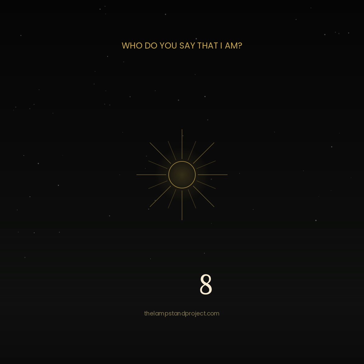 Mark 8, a visual study from The Lampstand Project