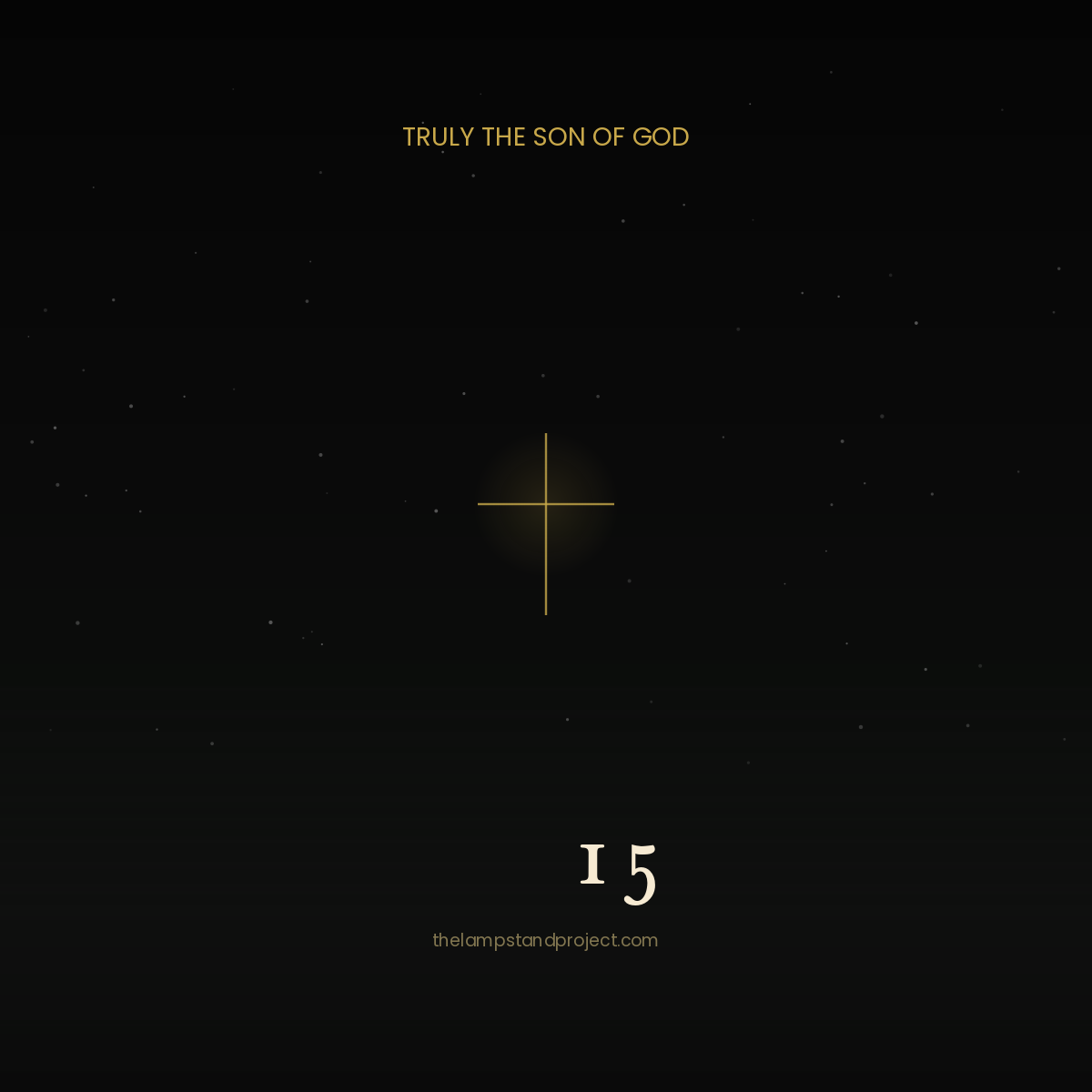 Mark 15, a visual study from The Lampstand Project