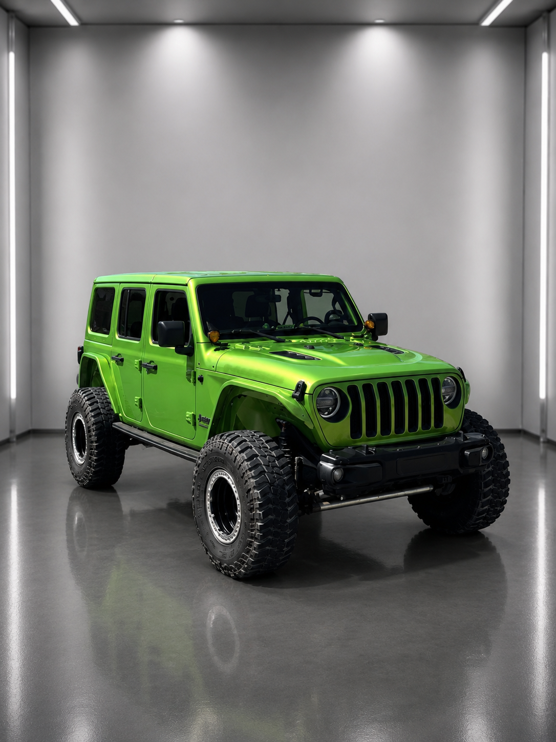 Powder coated Jeep fender by Apex Factory Coatings Queen Creek AZ
