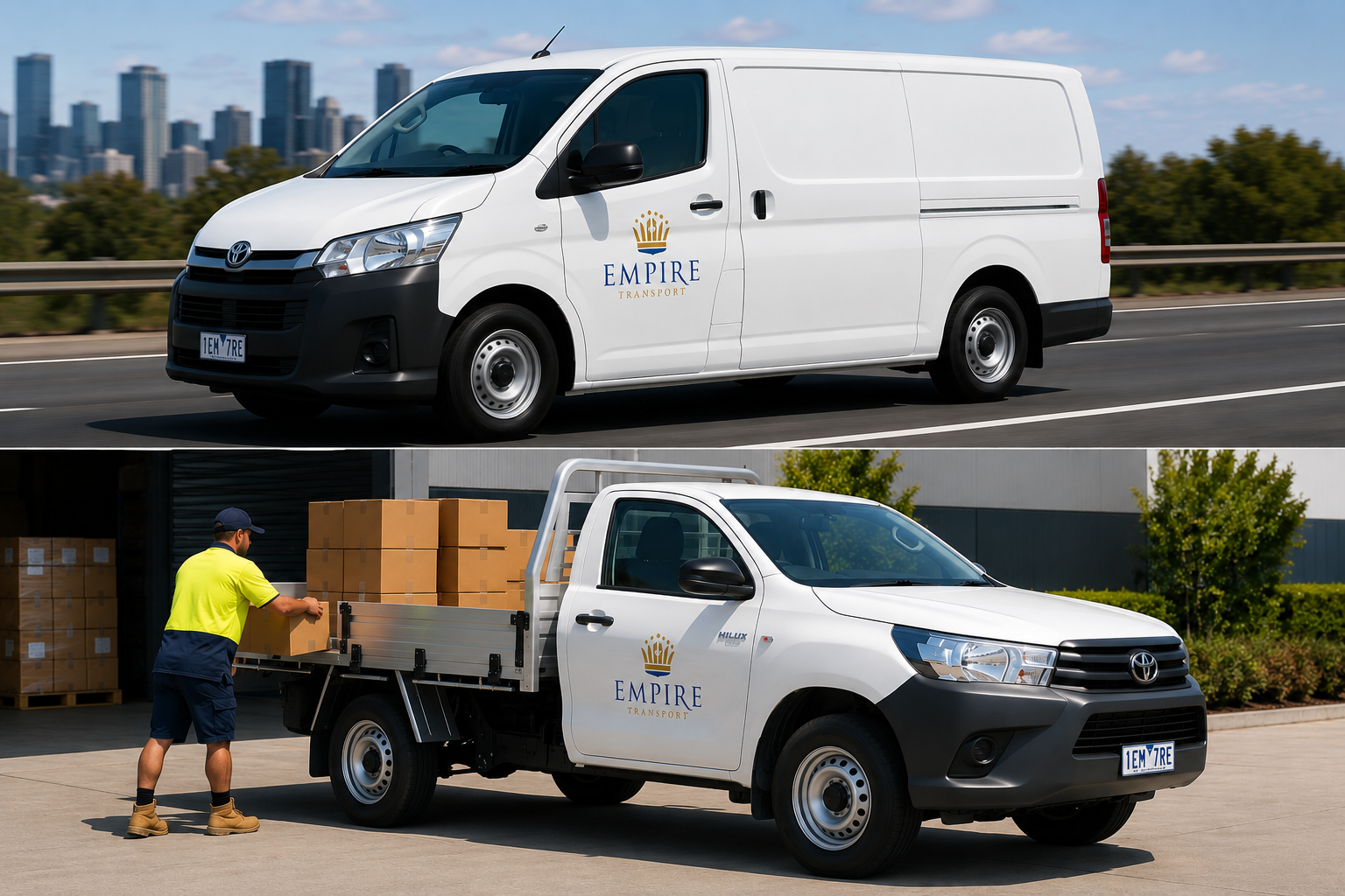 Empire Transport ad-hoc taxi truck and demand freight services