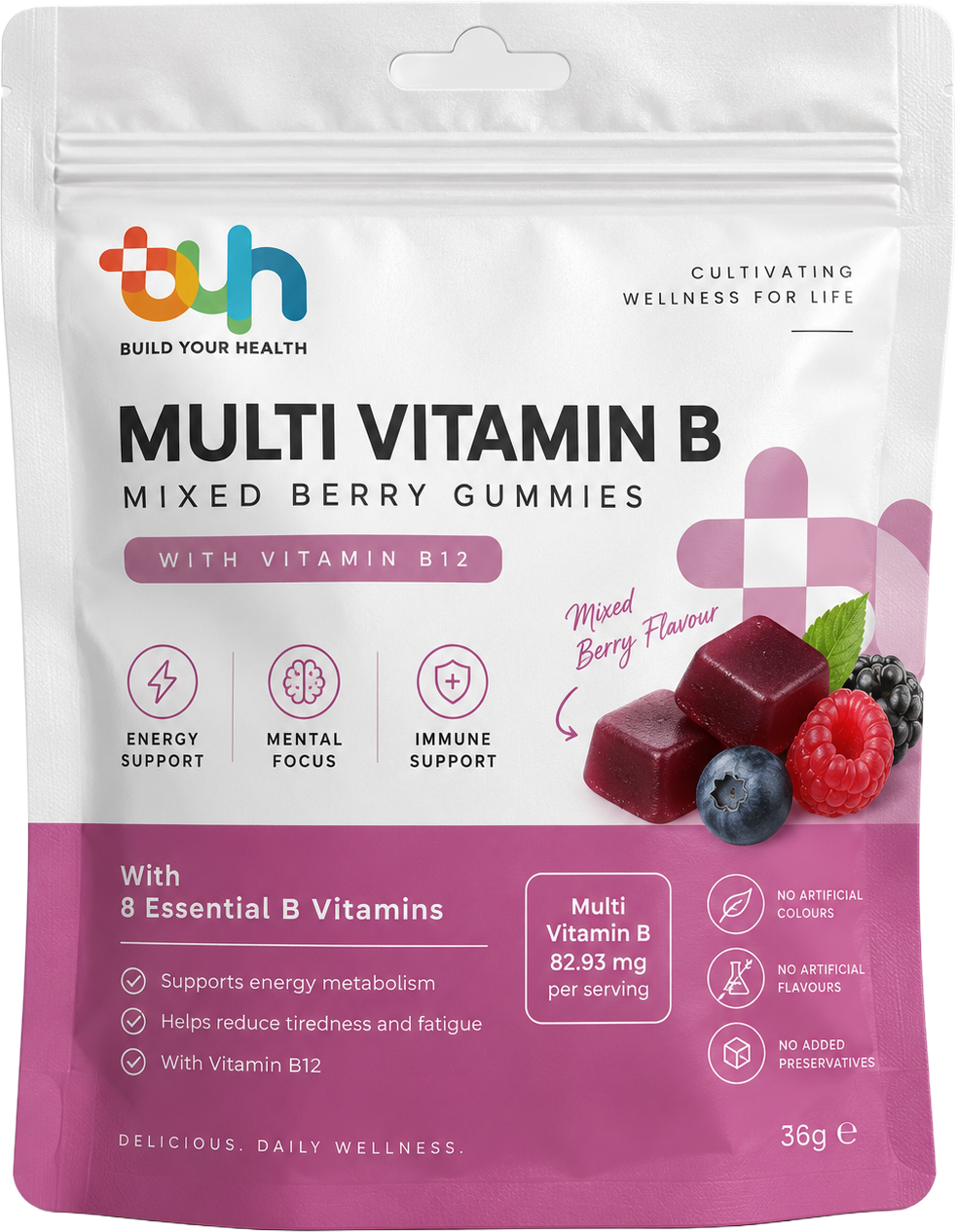 BYH Multi Vitamin B gummies