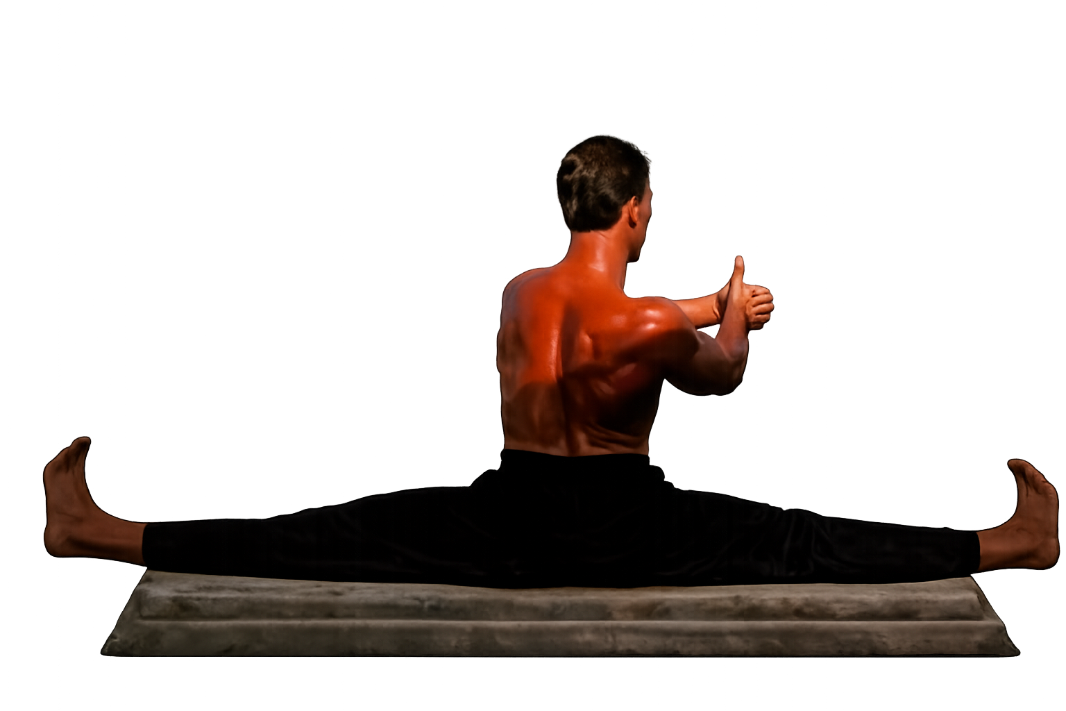 Split kick cutout