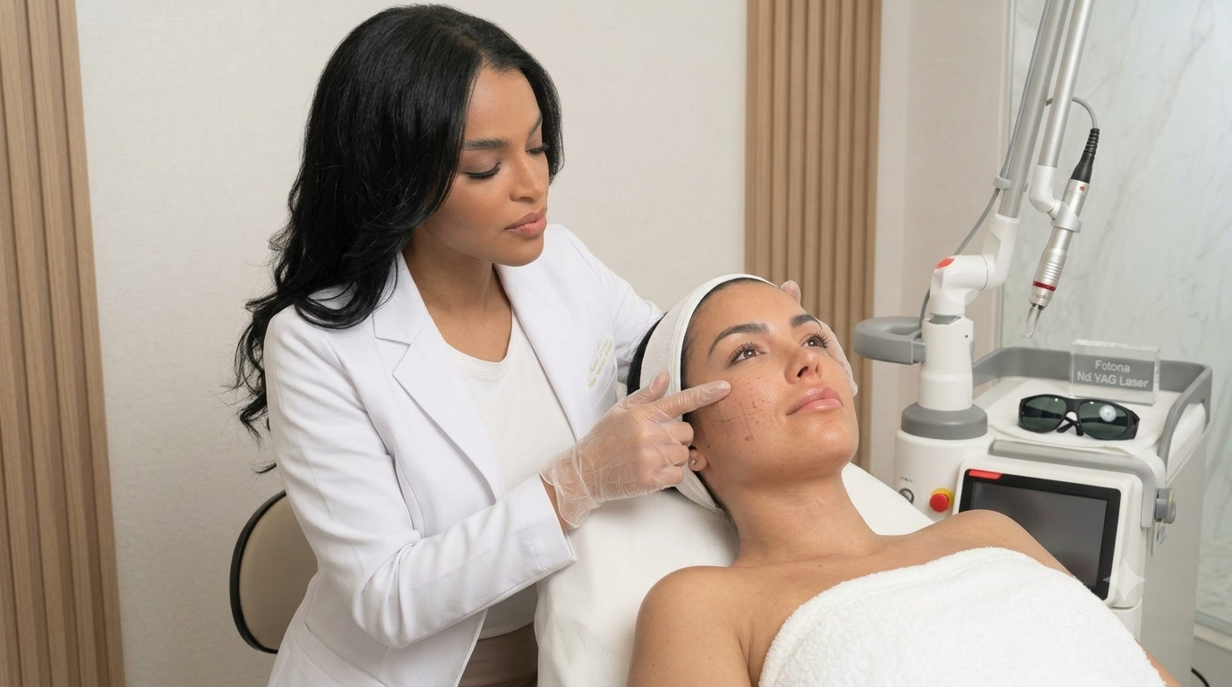 Laser hair removal skin assessment and preparation