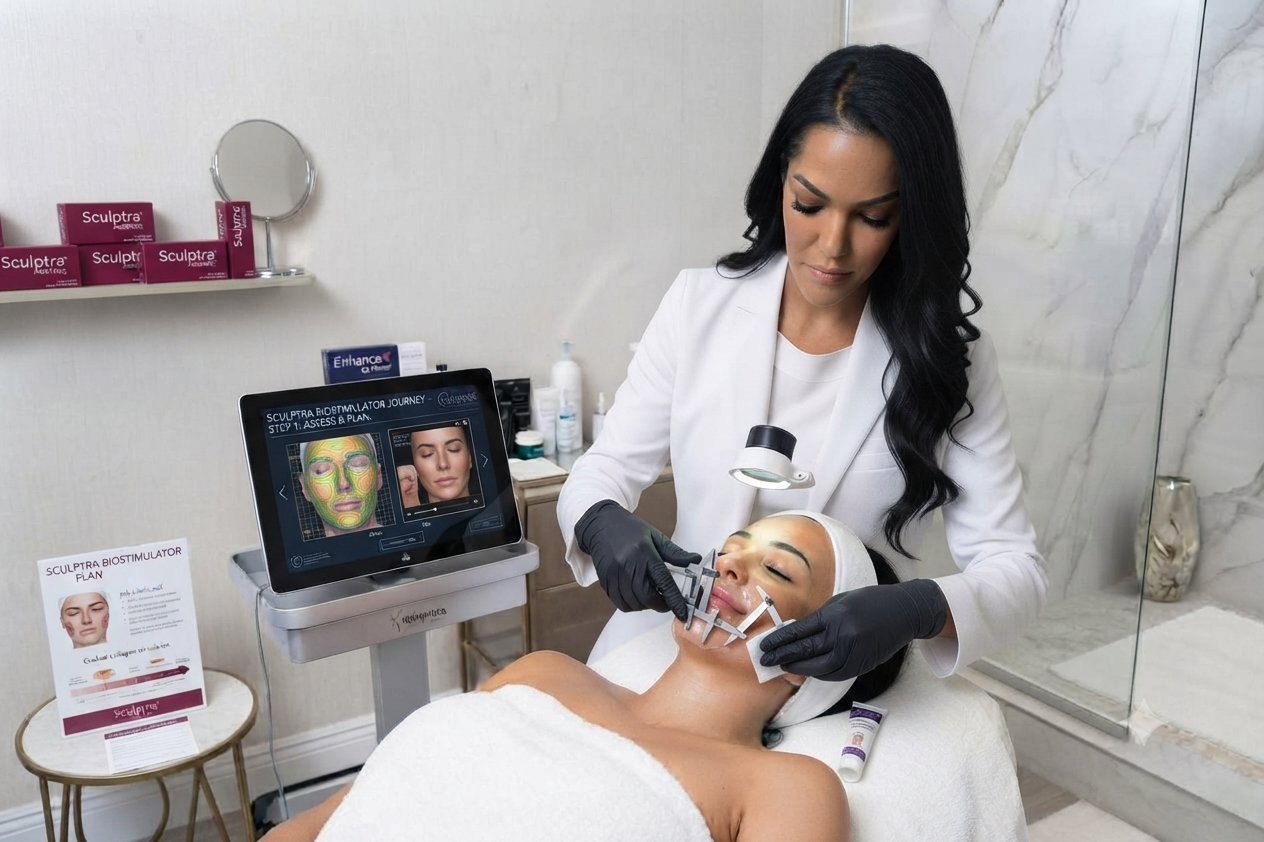 Sculptra recovery and aftercare support step