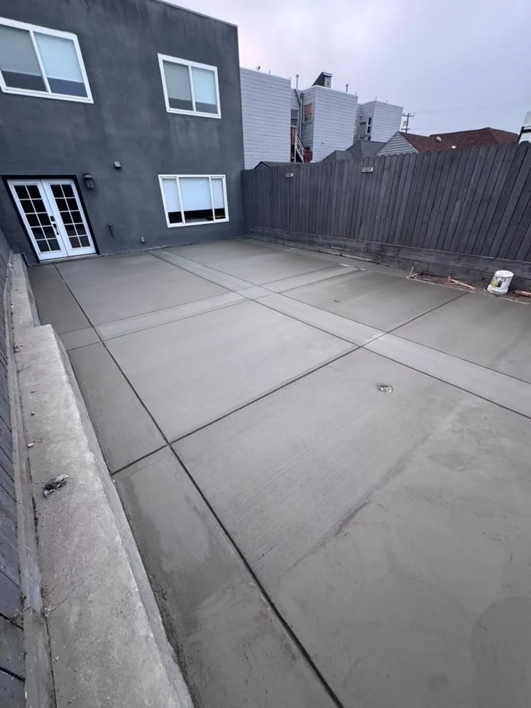 Backyard Concrete project by Tree2Gone