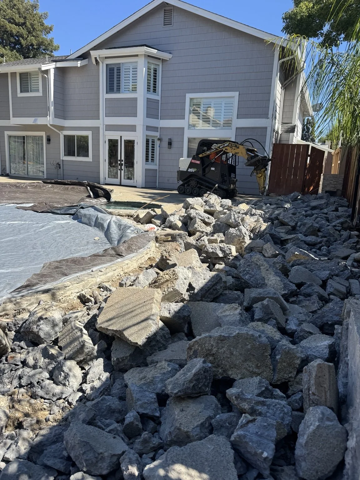 Concrete Demolition project by Tree2Gone