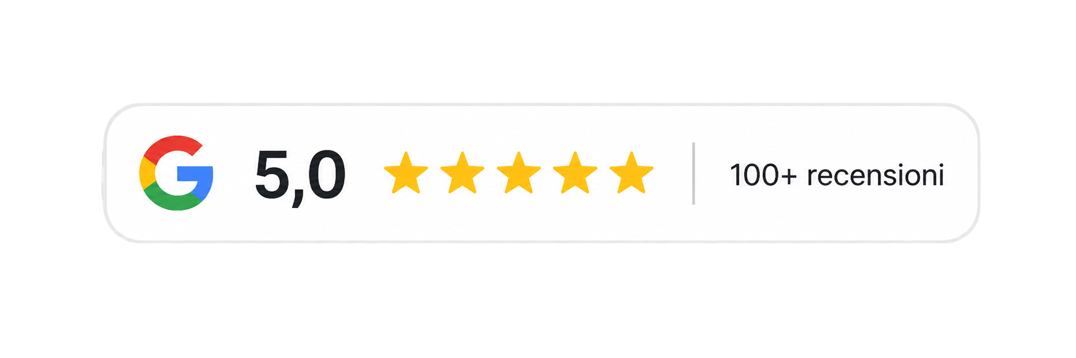 Davide Fabbro — recensioni Google 5,0 stelle