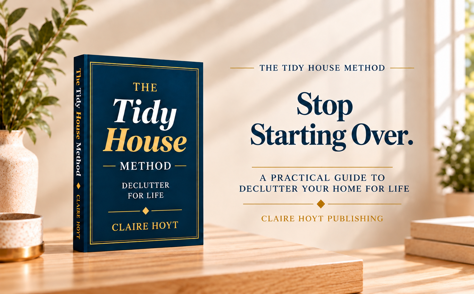 The Tidy House Method A+ Content — Stop Starting Over