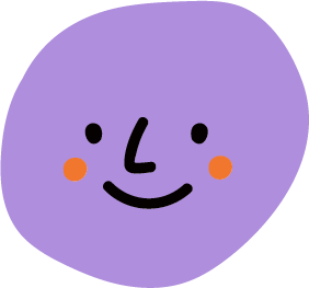 Purple circle character