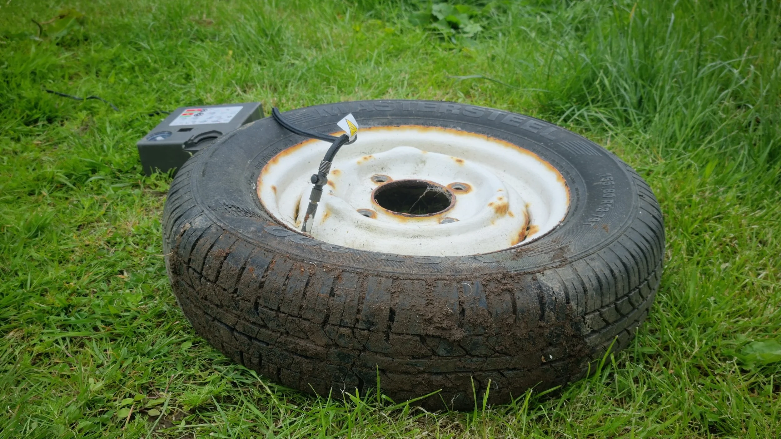 Caravan Wheel and Brake Drum Assembly
