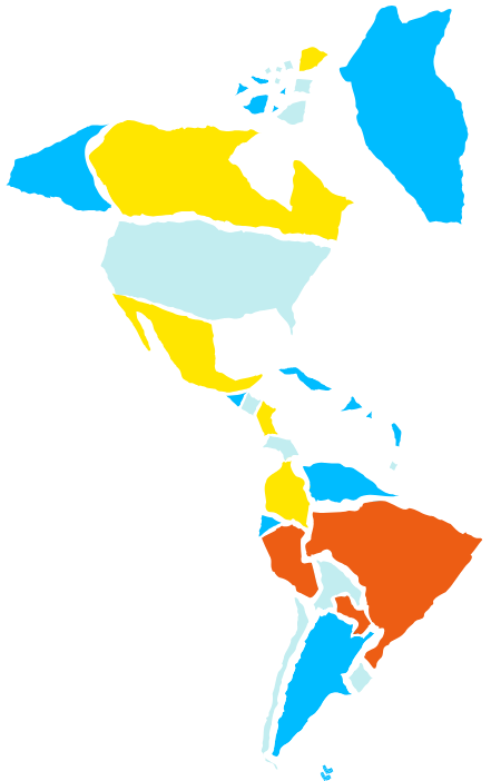 Mapa de América Latina