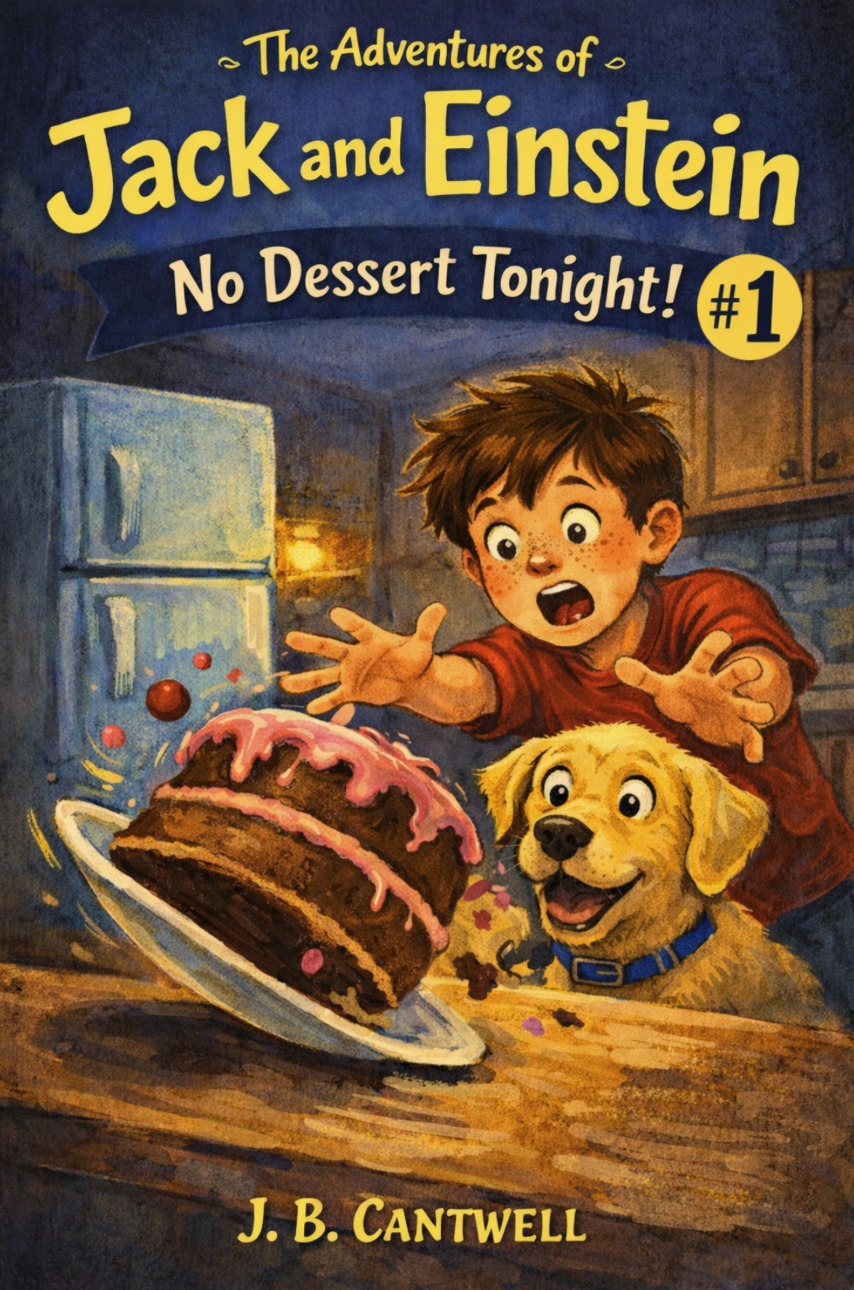 No Dessert Tonight! The Adventures of Jack and Einstein book cover