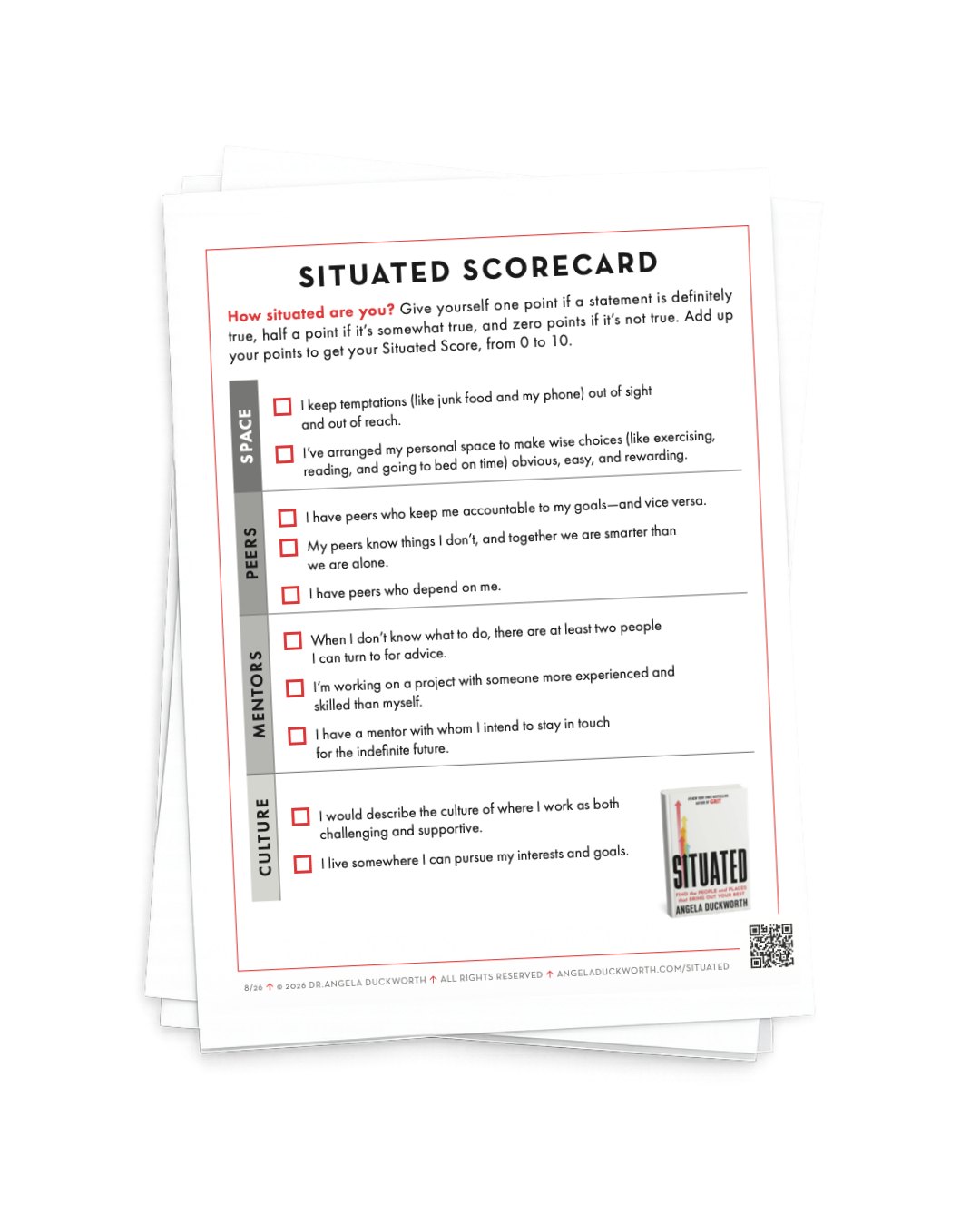 SITUATED Scorecard worksheet