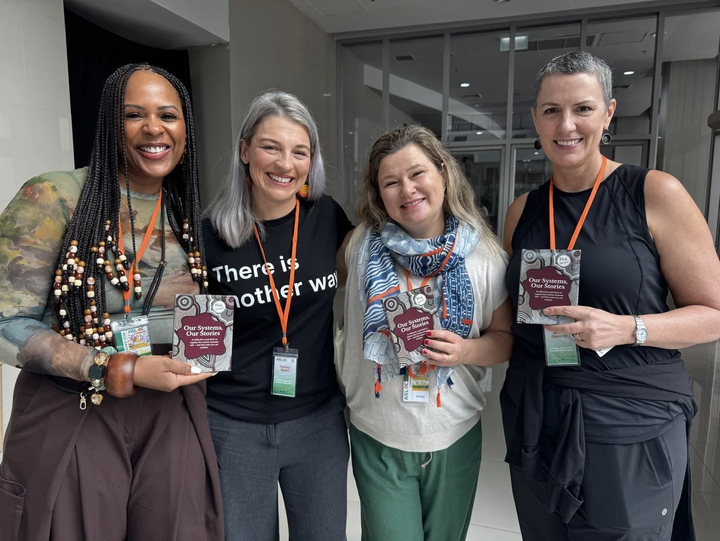 Nicole with fellow speakers at the AIELOC Conference 2026 in Bangkok