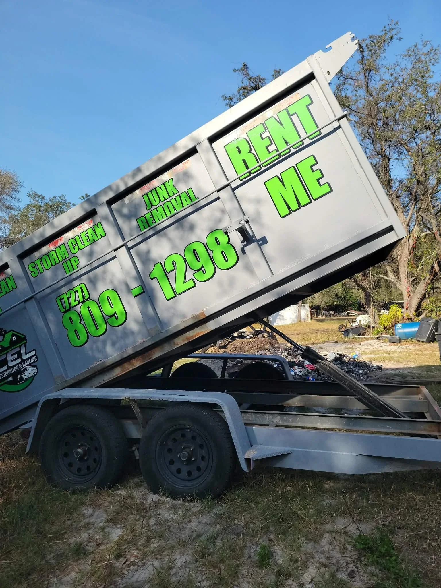 Junk removal trailer