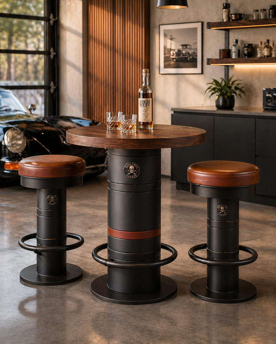 Whiskey pub table