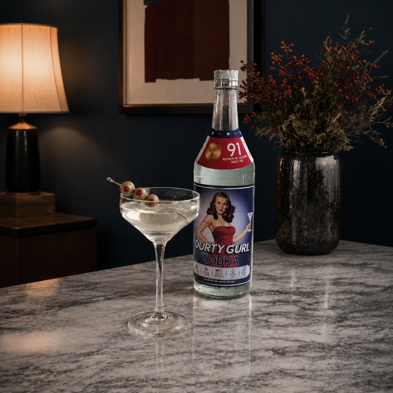Durty Gurl Vodka na mesa