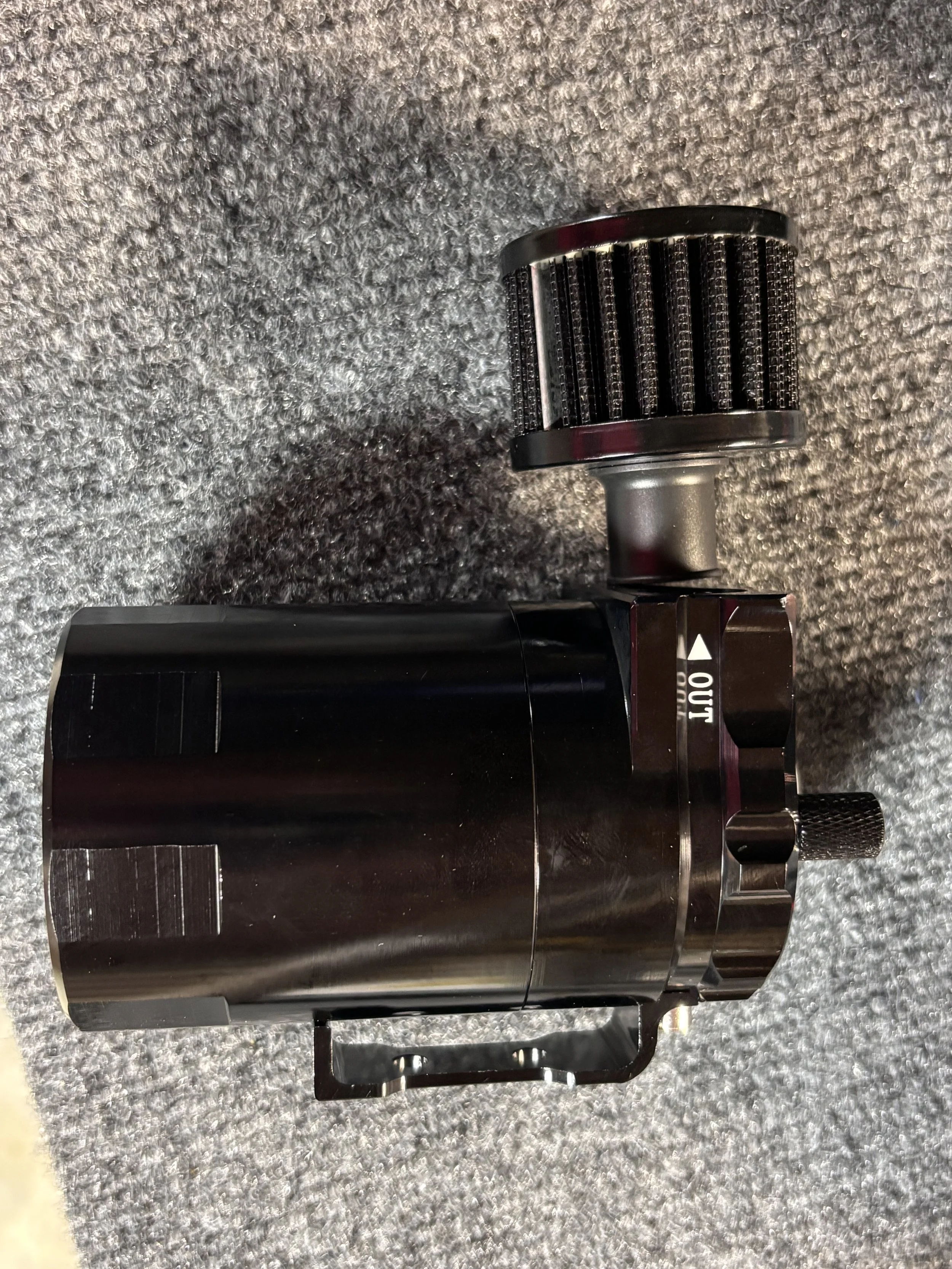 Protected vent system left view