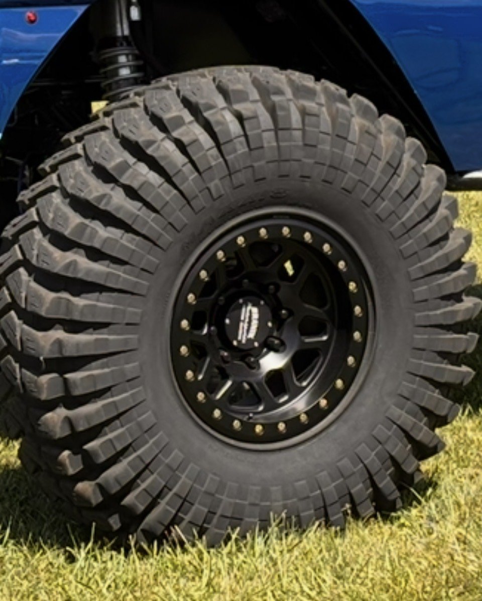 Battle Born wheel and Maxxis tire left view