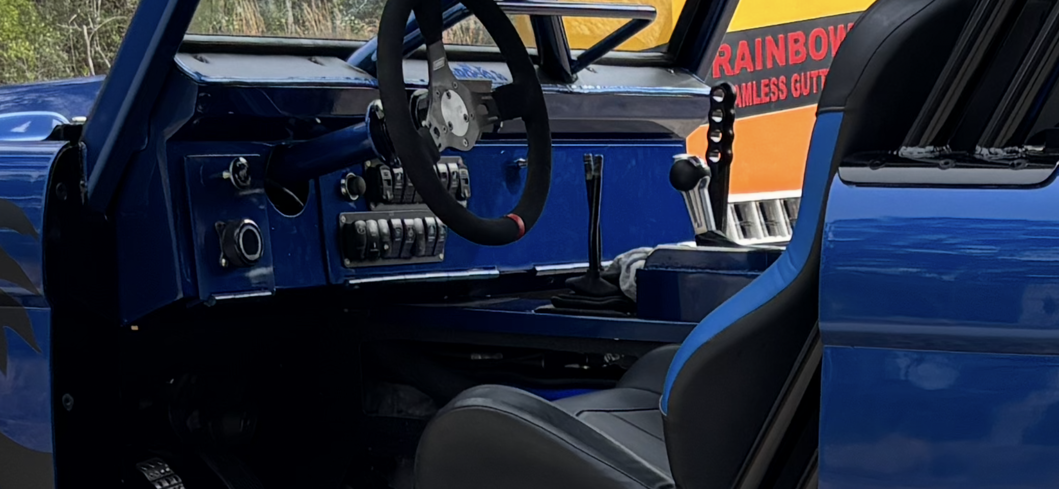 Dashboard access panels left view