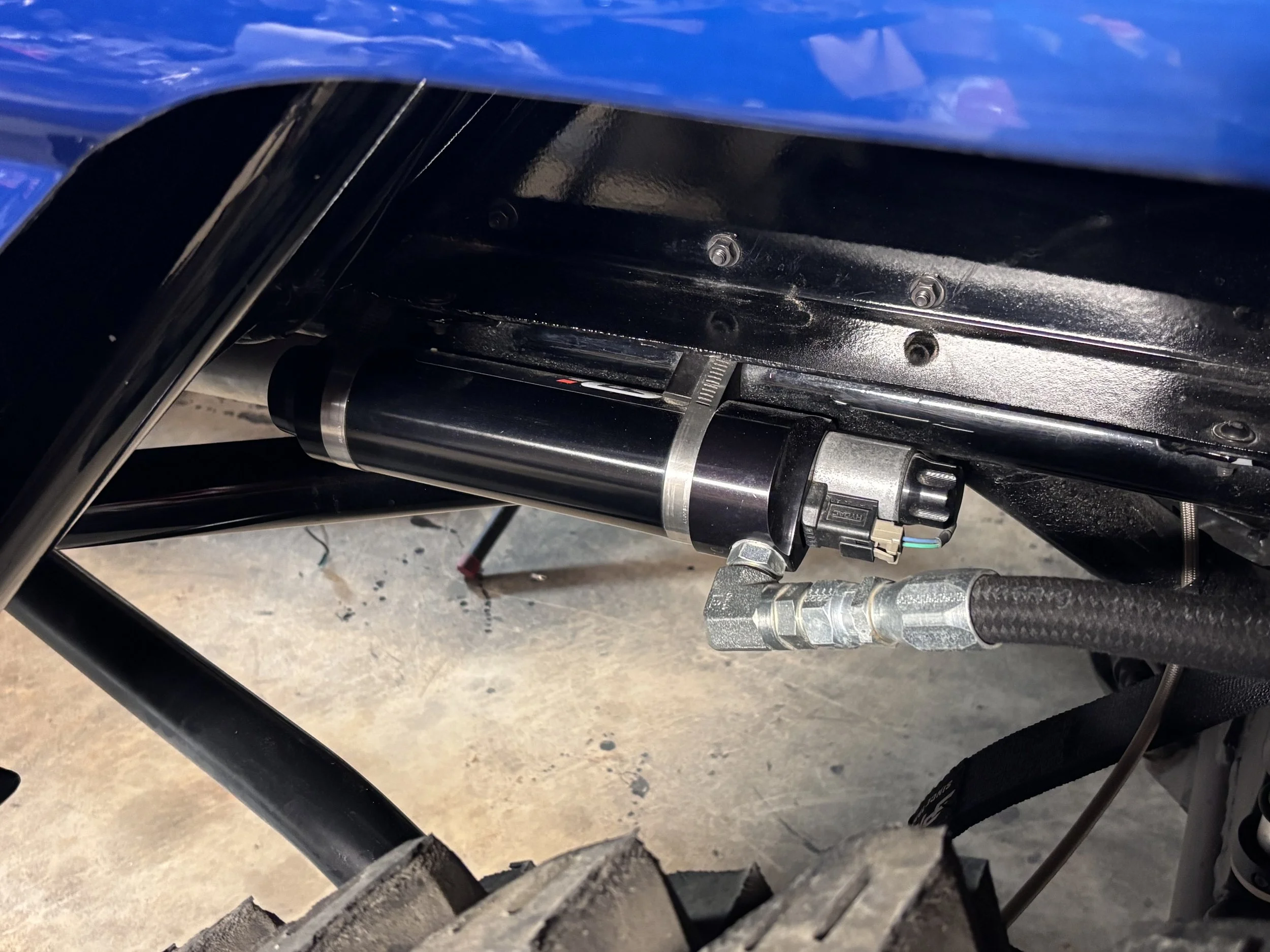 Electronic suspension left view