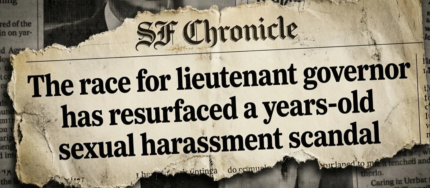 SF Chronicle Newspaper Clipping about the scandal resurfacing