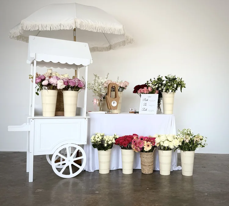 The Crafted Line Petite bloom bar setup in Colorado