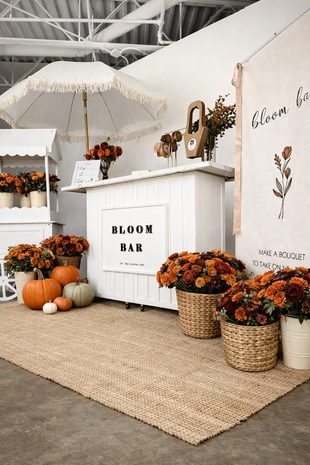The Crafted Line fall flower bar