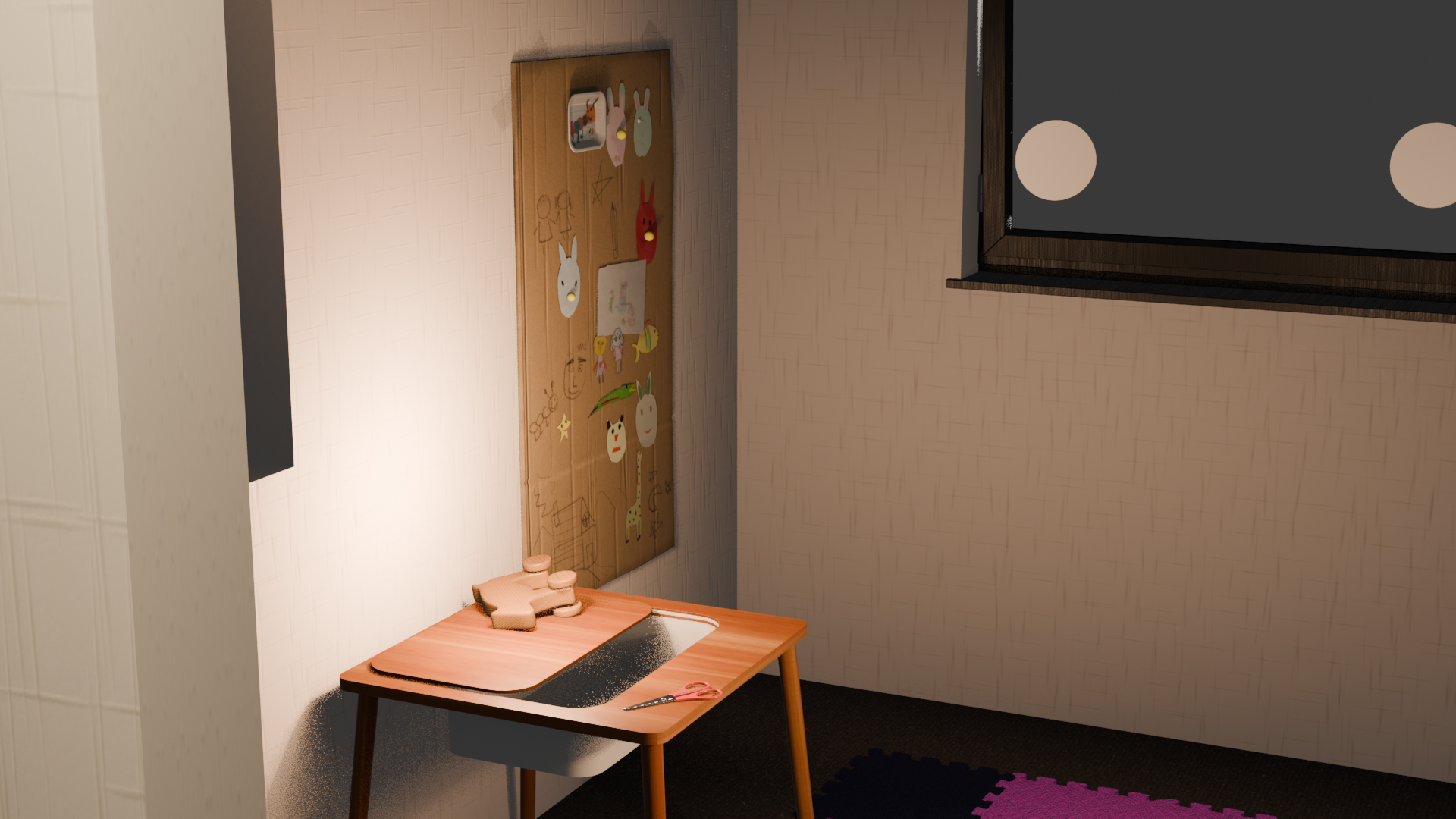 Abstract branded visual representing real-time 3D interaction systems