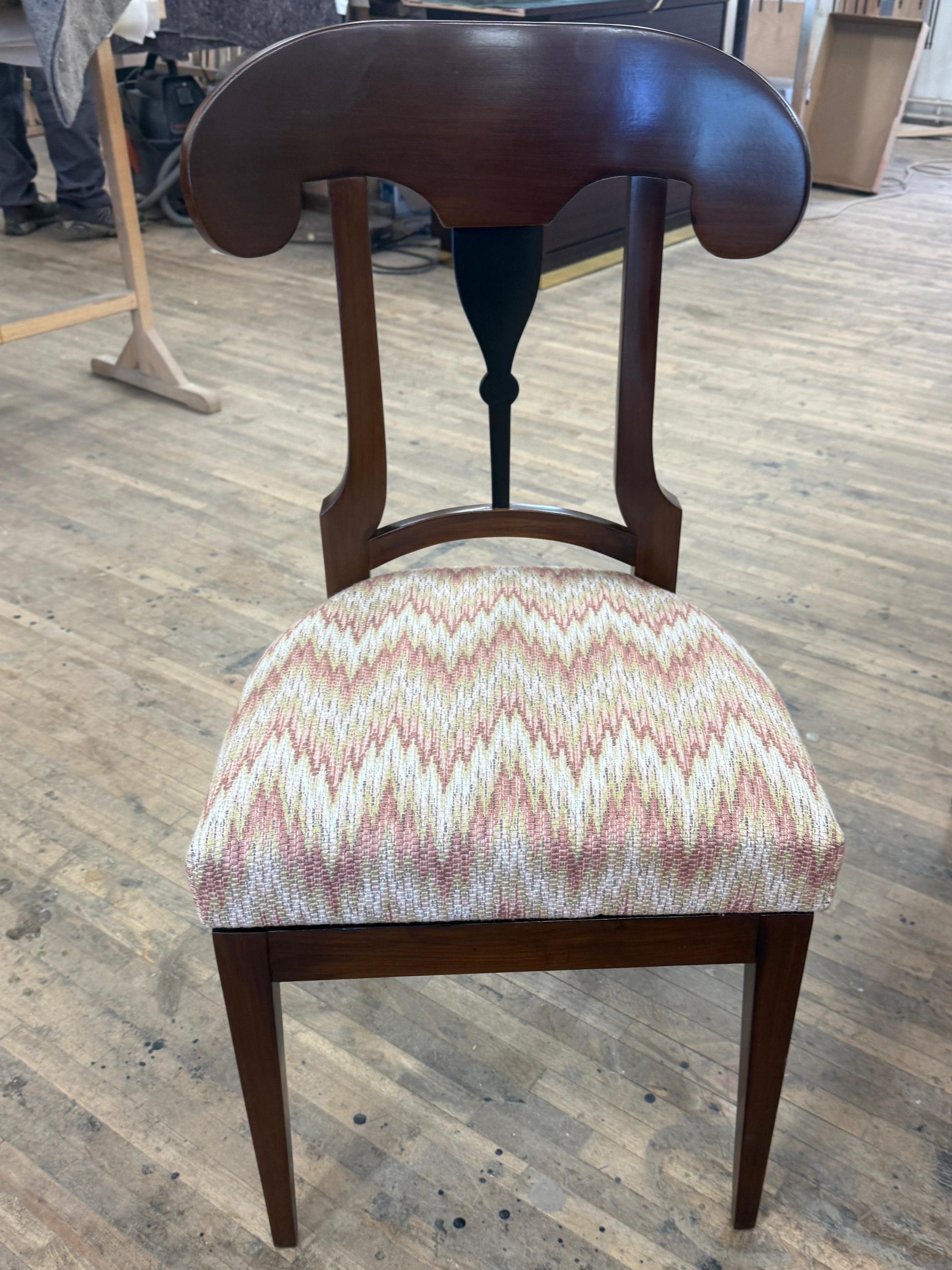 Biedermeier dining chairs bespoke - Christiana Fantl Design Vienna collection