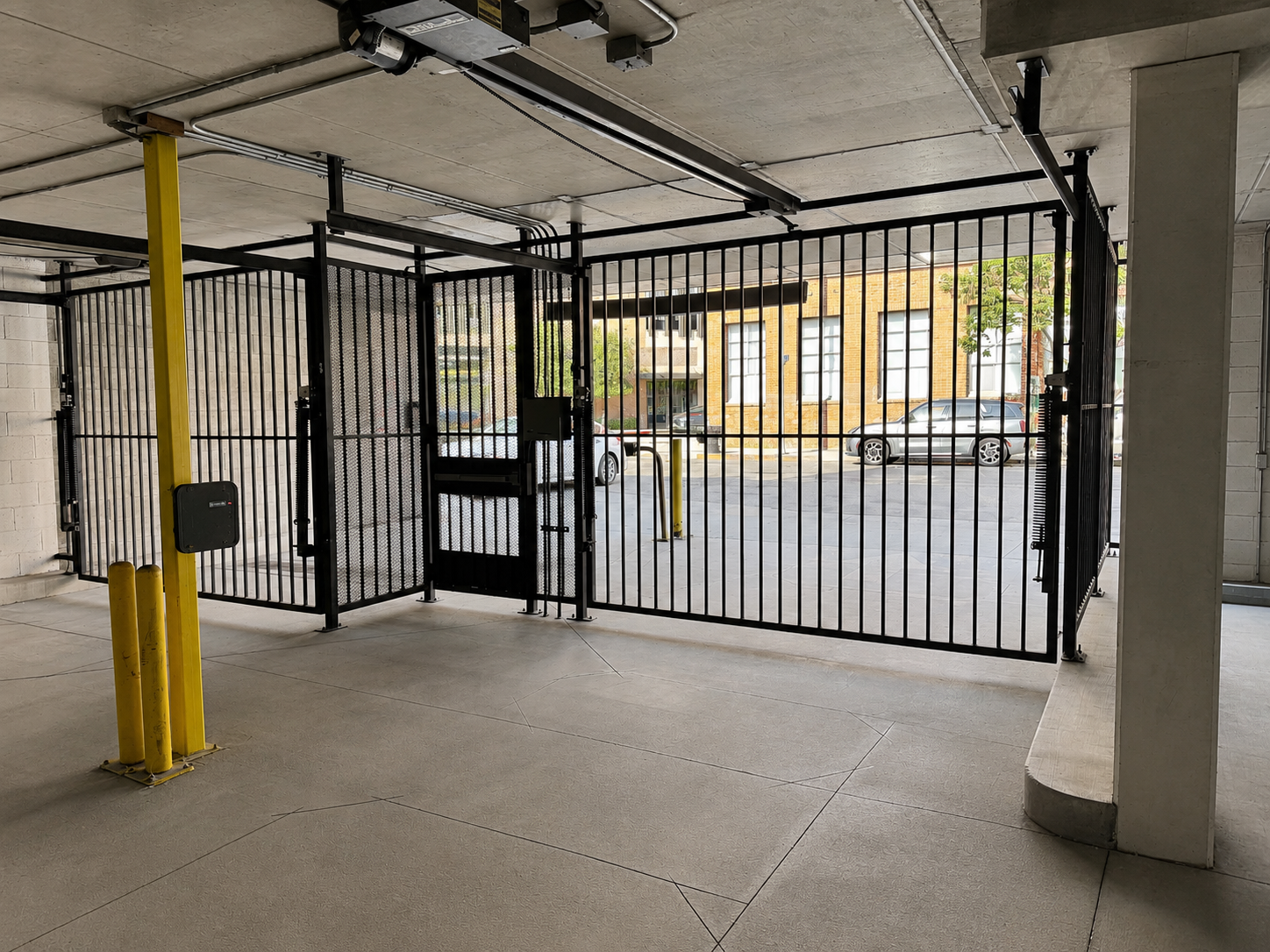 Garage alley entrance at 437 Molino Ave Arts District