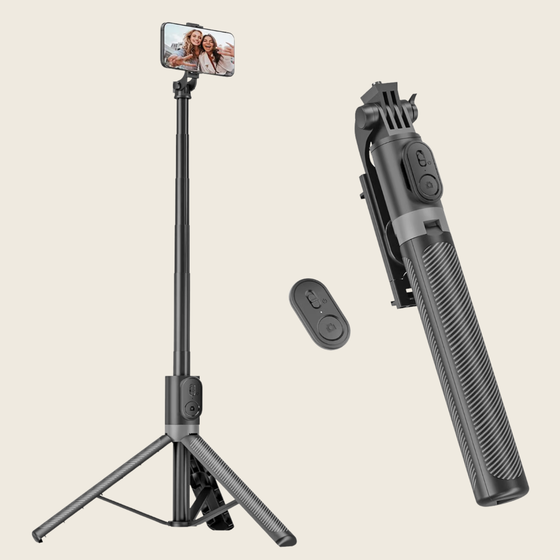 Elitehood extendable light tripod with phone mount