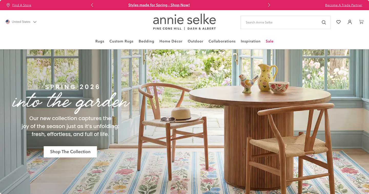 Annie Selke redesign