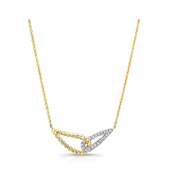 Pave Link Necklace